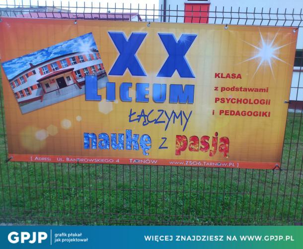 XX Liceum w Tarnowie.
